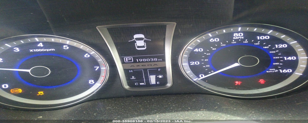 KMHFG4JG5CA125157 2012 HYUNDAI AZERA photo no. 7