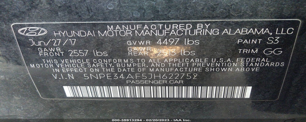 5NPE34AF5JH622752 2018 HYUNDAI SONATA photo no. 9