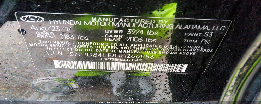 5NPD84LF8JH266856 2018 HYUNDAI ELANTRA photo no. 9