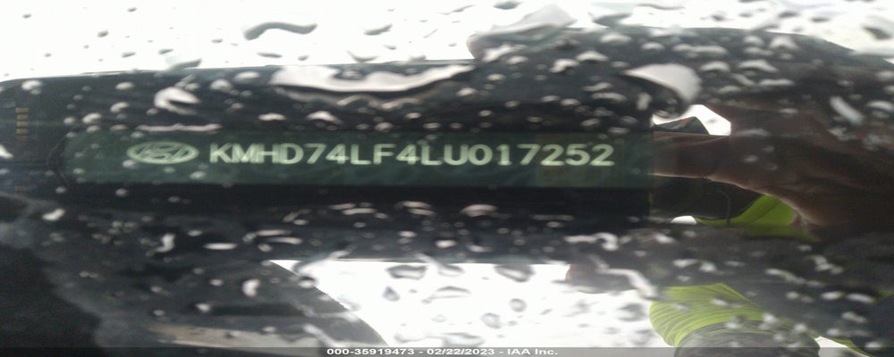 KMHD74LF4LU017252 2020 HYUNDAI ELANTRA photo no. 9