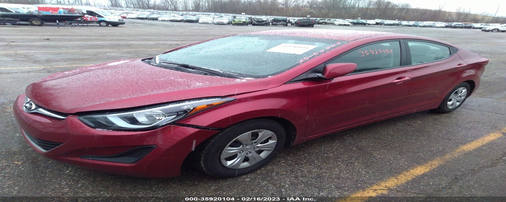 5NPDH4AEXGH785829 2016 HYUNDAI ELANTRA photo no. 2
