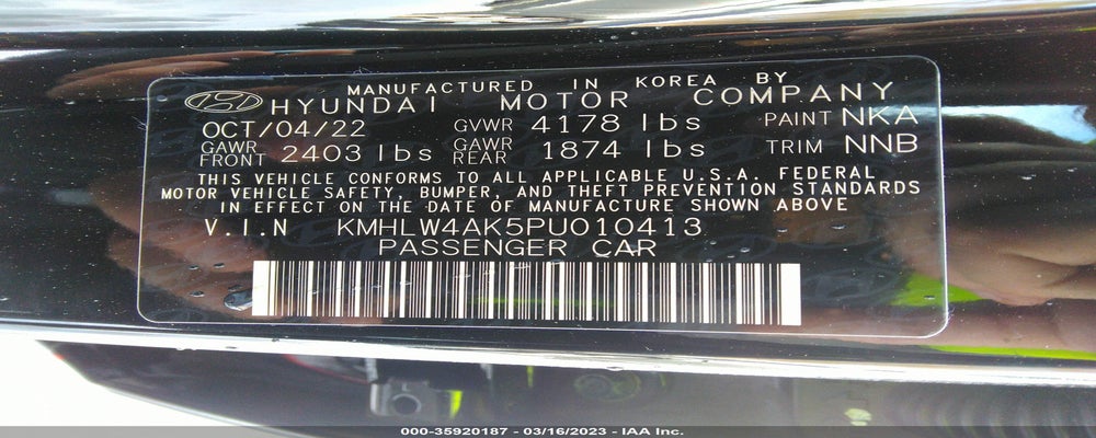 KMHLW4AK5PU010413 2023 HYUNDAI ELANTRA N photo no. 9