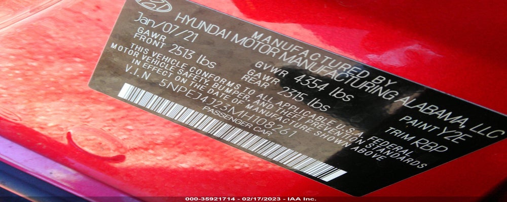 5NPEJ4J23MH108261 2021 HYUNDAI SONATA photo no. 9