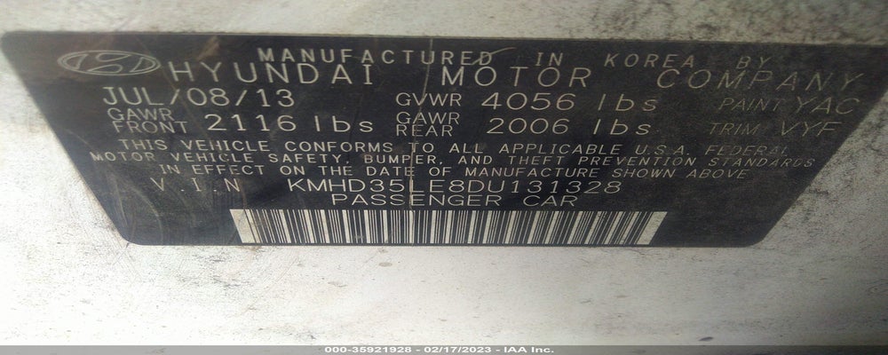 KMHD35LE8DU131328 2013 HYUNDAI ELANTRA GT photo no. 9