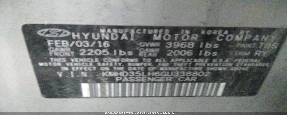 KMHD35LH6GU338802 2016 HYUNDAI ELANTRA GT photo no. 9