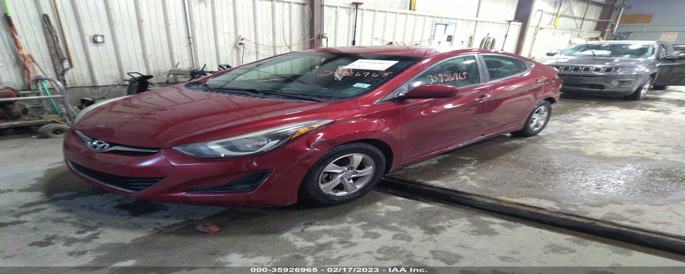 5NPDH4AEXEH481624 2014 HYUNDAI ELANTRA photo no. 2