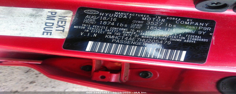 KMHCT4AE7HU205479 2017 HYUNDAI ACCENT photo no. 9