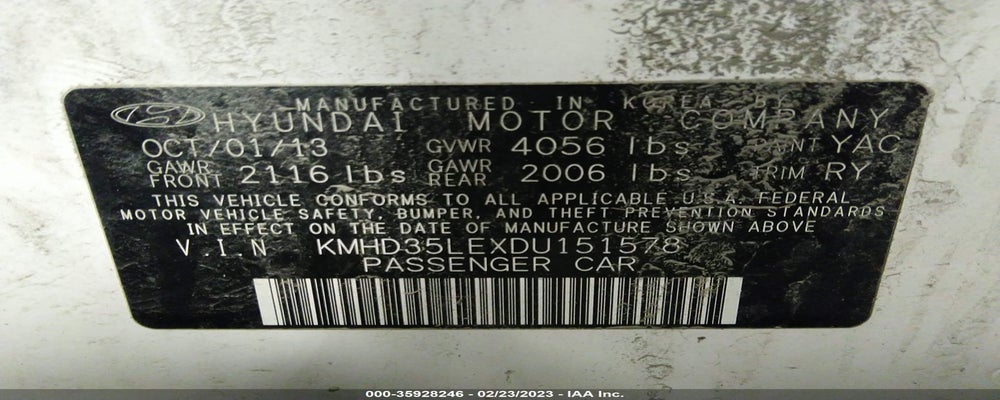 KMHD35LEXDU151578 2013 HYUNDAI ELANTRA GT photo no. 9