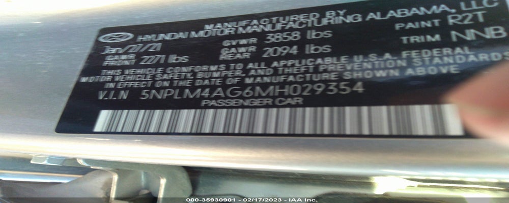 5NPLM4AG6MH029354 2021 HYUNDAI ELANTRA photo no. 9