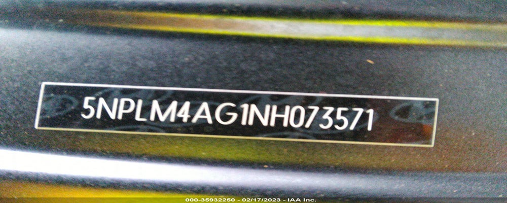 5NPLM4AG1NH073571 2022 HYUNDAI ELANTRA photo no. 9