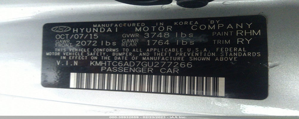 KMHTC6AD7GU277266 2016 HYUNDAI VELOSTER photo no. 9