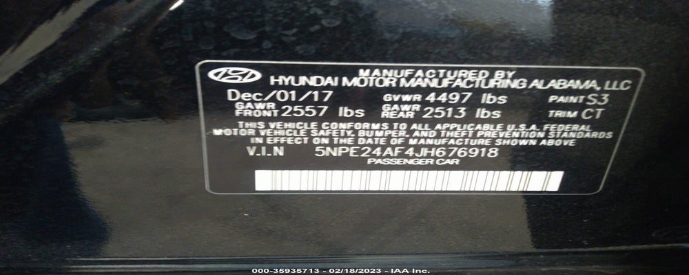 5NPE24AF4JH676918 2018 HYUNDAI SONATA photo no. 9