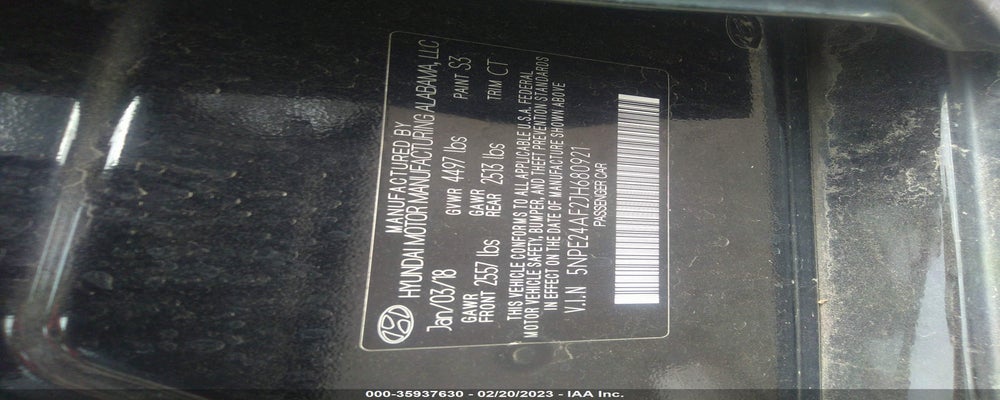 5NPE24AF2JH680921 2018 HYUNDAI SONATA photo no. 9