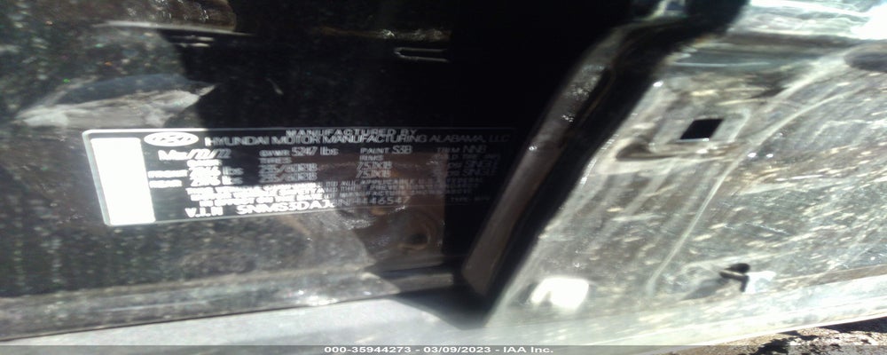 5NMS3DAJ8NH446547 2022 HYUNDAI SANTA FE photo no. 9