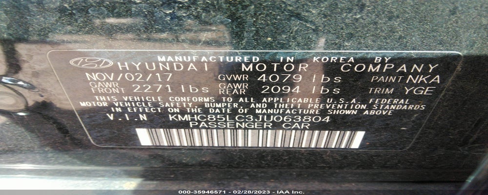 KMHC85LC3JU063804 2018 HYUNDAI IONIQ HYBRID photo no. 9