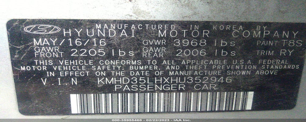 KMHD35LHXHU352946 2017 HYUNDAI ELANTRA GT photo no. 9
