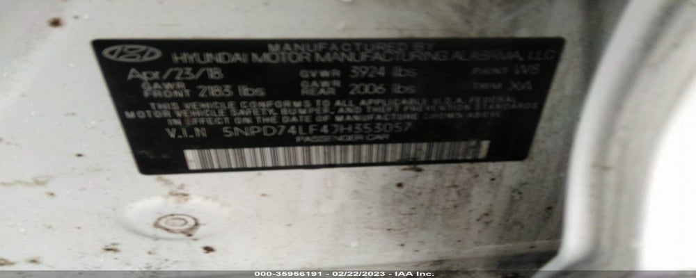 5NPD74LF4JH353057 2018 HYUNDAI ELANTRA photo no. 9