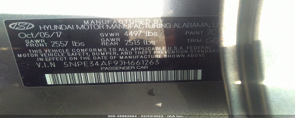 5NPE34AF9JH661263 2018 HYUNDAI SONATA photo no. 9