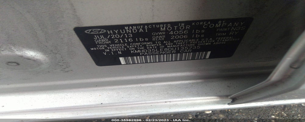KMHD35LE8DU135735 2013 HYUNDAI ELANTRA GT photo no. 9