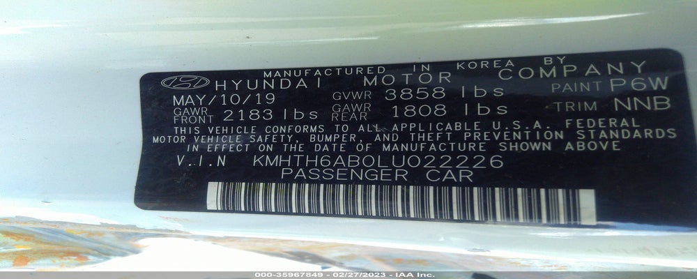 KMHTH6AB0LU022226 2020 HYUNDAI VELOSTER photo no. 9