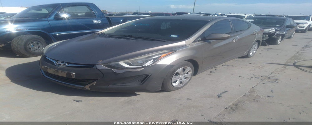 5NPDH4AE8GH677161 2016 HYUNDAI ELANTRA photo no. 2