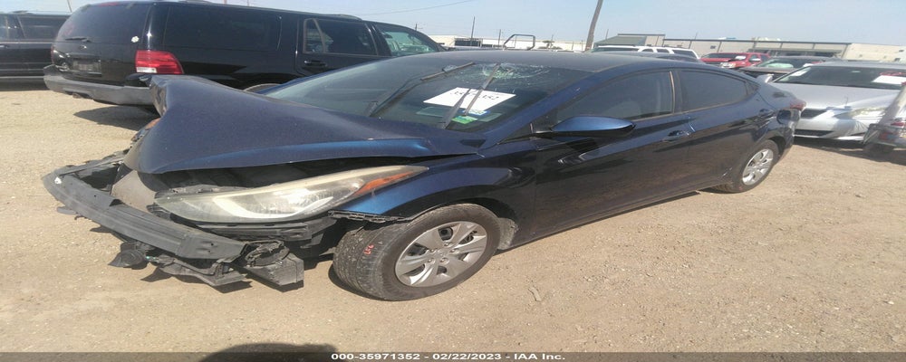 5NPDH4AE0GH696464 2016 HYUNDAI ELANTRA photo no. 2