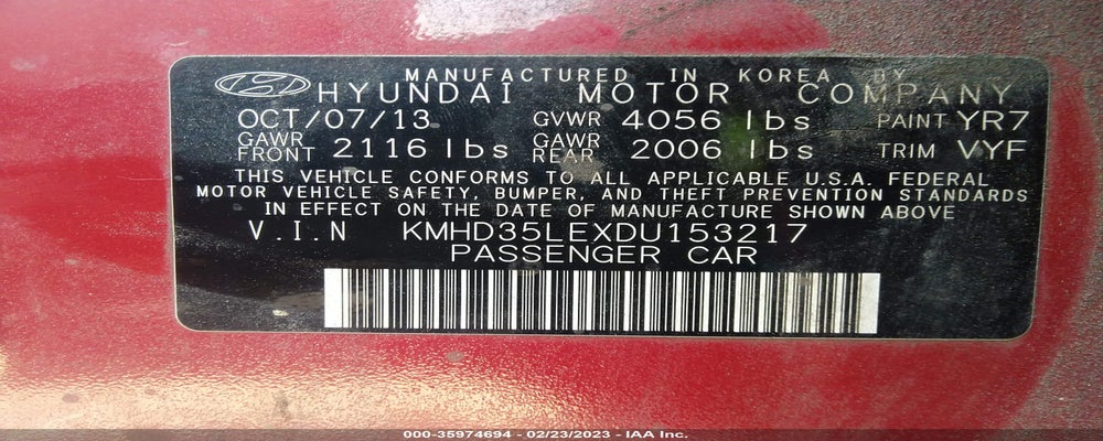 KMHD35LEXDU153217 2013 HYUNDAI ELANTRA GT photo no. 9