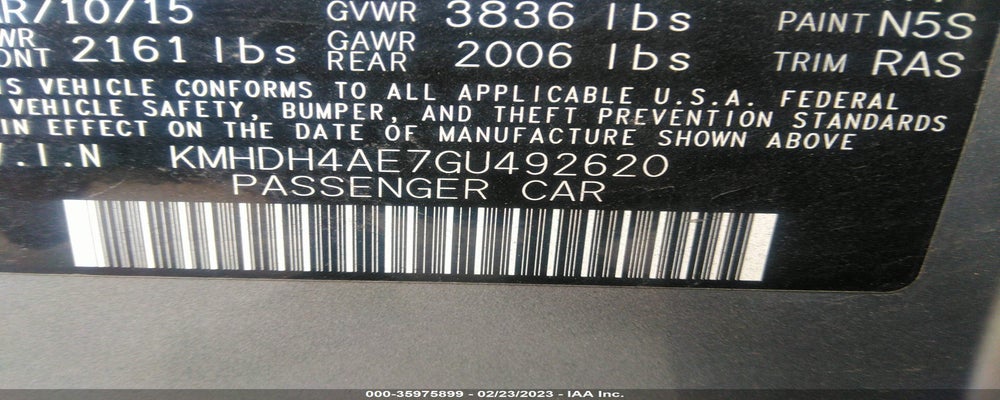 KMHDH4AE7GU492620 2016 HYUNDAI ELANTRA photo no. 9