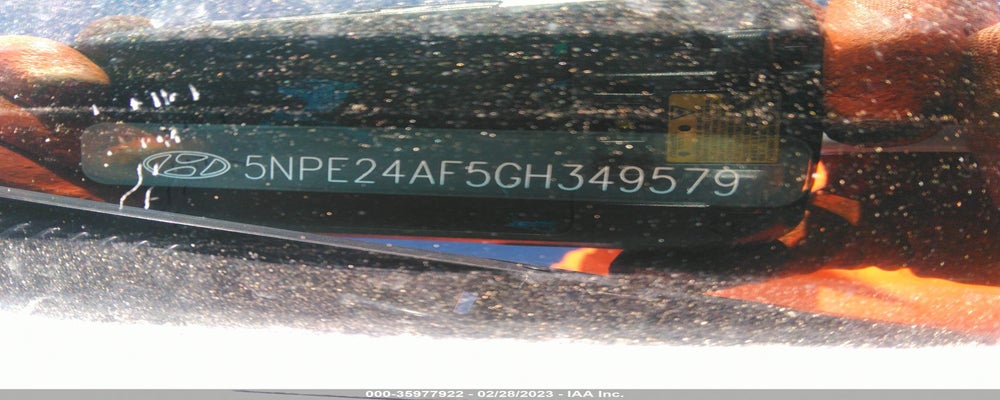 5NPE24AF5GH349579 2016 HYUNDAI SONATA photo no. 9