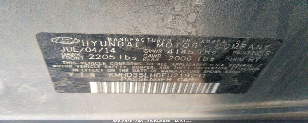 KMHD35LH8EU219291 2014 HYUNDAI ELANTRA GT photo no. 9