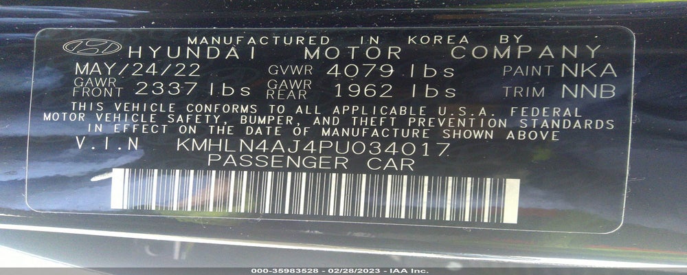 KMHLN4AJ4PU034017 2023 HYUNDAI ELANTRA HYBRID photo no. 9