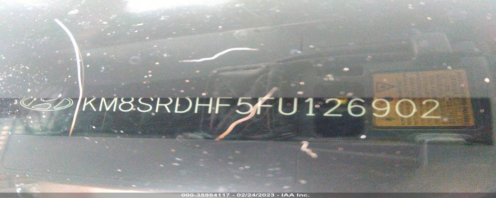 KM8SRDHF5FU126902 2015 HYUNDAI SANTA FE photo no. 9