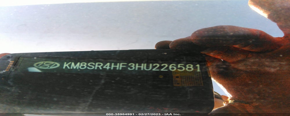 KM8SR4HF3HU226581 2017 HYUNDAI SANTA FE photo no. 9