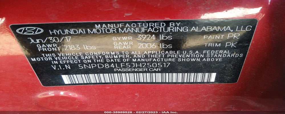 5NPD84LF5JH250517 2018 HYUNDAI ELANTRA photo no. 9