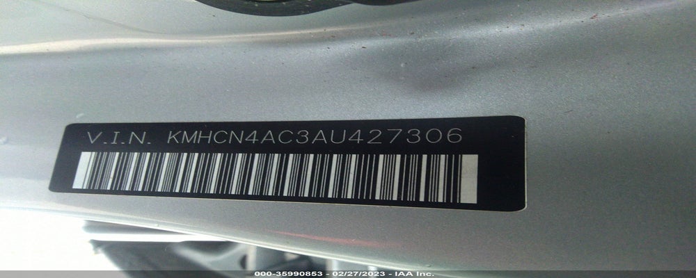 KMHCN4AC3AU427306 2010 HYUNDAI ACCENT photo no. 9