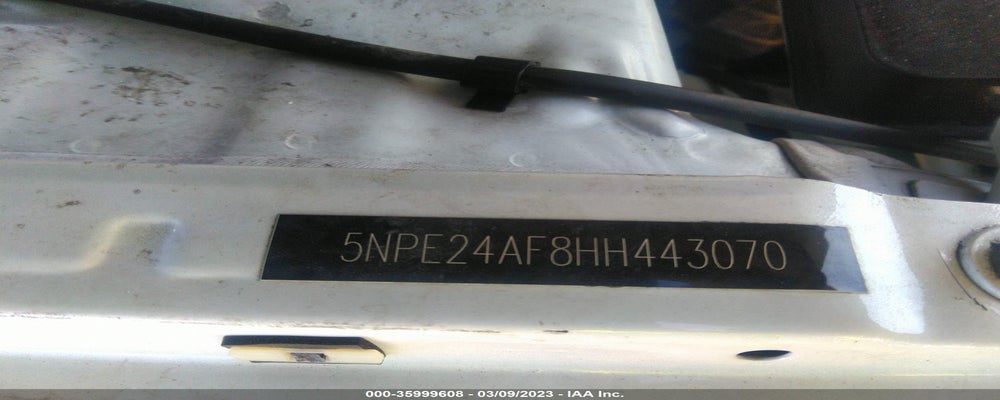 5NPE24AF8HH443070 2017 HYUNDAI SONATA photo no. 9