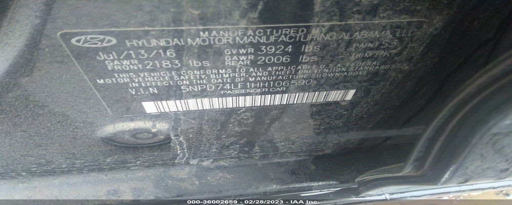 5NPD74LF1HH106590 2017 HYUNDAI ELANTRA photo no. 9