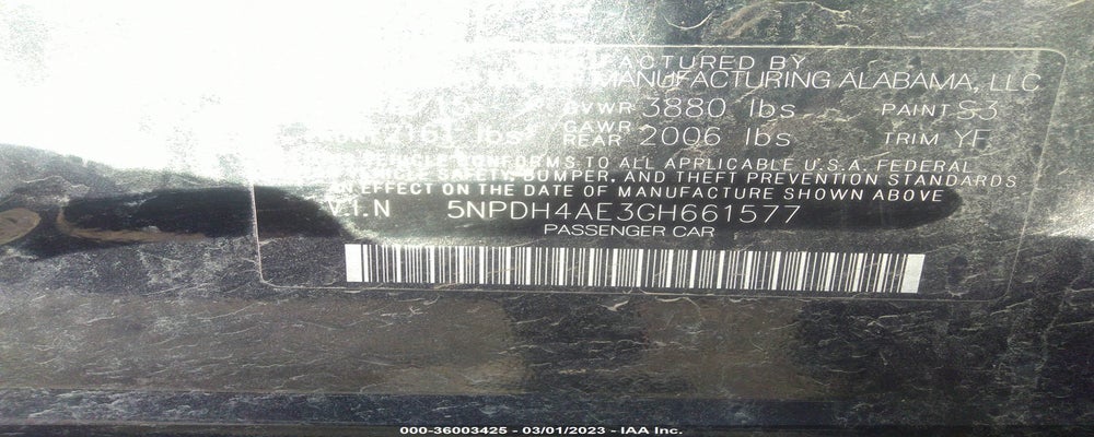 5NPDH4AE3GH661577 2016 HYUNDAI ELANTRA photo no. 9