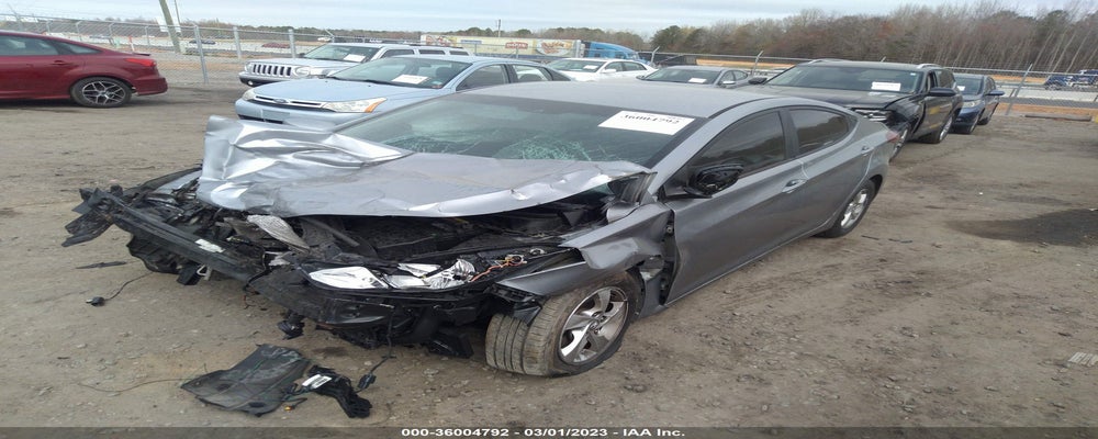 5NPDH4AE2FH647863 2015 HYUNDAI ELANTRA photo no. 2