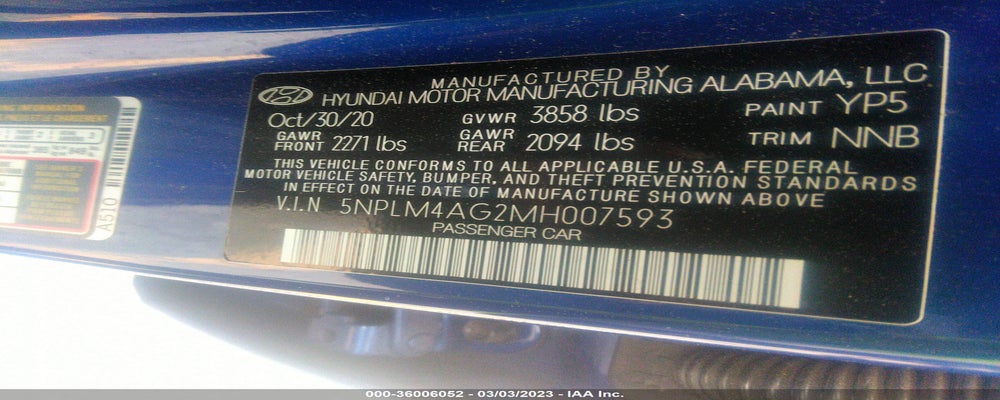 5NPLM4AG2MH007593 2021 HYUNDAI ELANTRA photo no. 9