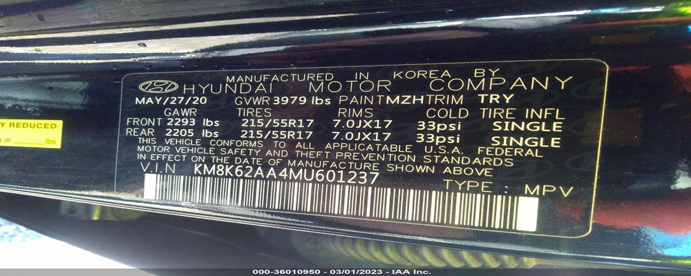 KM8K62AA4MU601237 2021 HYUNDAI KONA photo no. 9