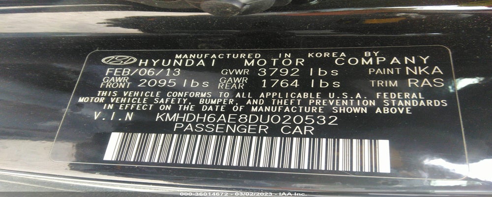 KMHDH6AE8DU020532 2013 HYUNDAI ELANTRA COUPE photo no. 9