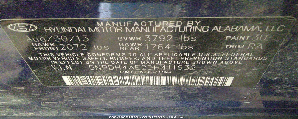 5NPDH4AE2DH411632 2013 HYUNDAI ELANTRA photo no. 9