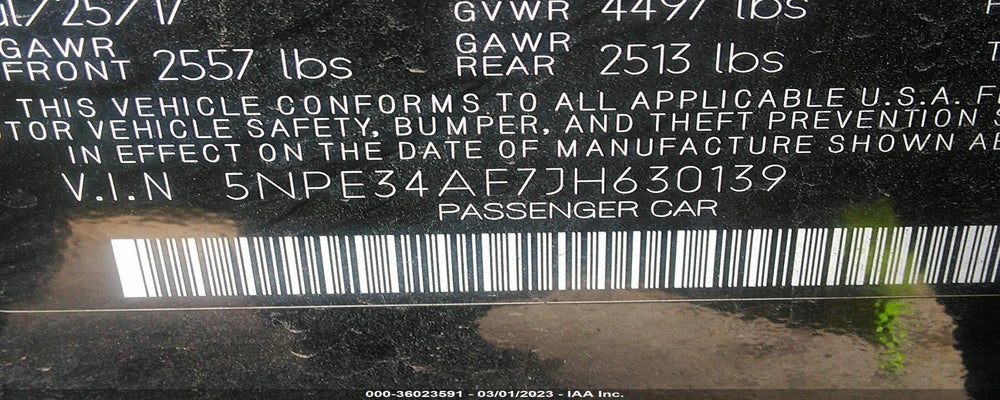 5NPE34AF7JH630139 2018 HYUNDAI SONATA photo no. 9