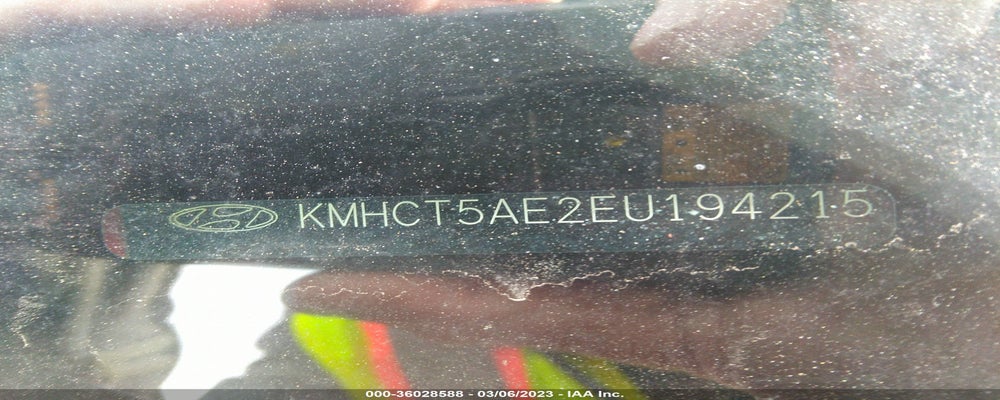 KMHCT5AE2EU194215 2014 HYUNDAI ACCENT photo no. 9