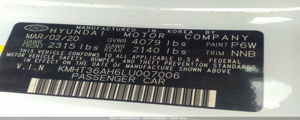 KMHT36AH6LU007006 2020 HYUNDAI VELOSTER N photo no. 9