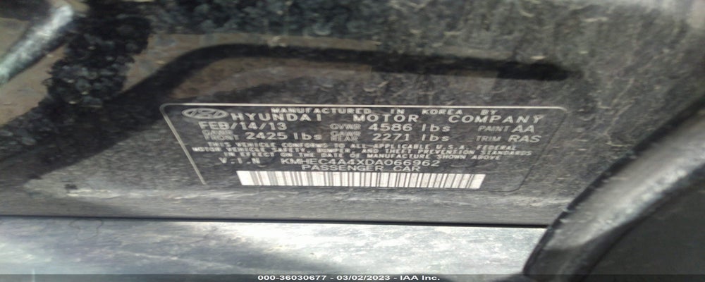 KMHEC4A4XDA066962 2013 HYUNDAI SONATA HYBRID photo no. 9
