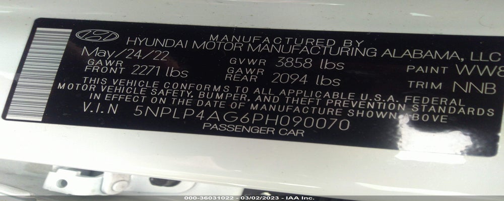 5NPLP4AG6PH090070 2023 HYUNDAI ELANTRA photo no. 9