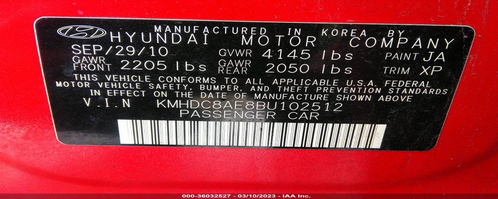KMHDC8AE8BU102512 2011 HYUNDAI ELANTRA TOURING photo no. 9