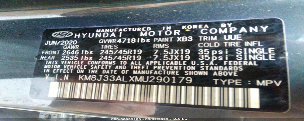 KM8J33ALXMU290179 2021 HYUNDAI TUCSON photo no. 9